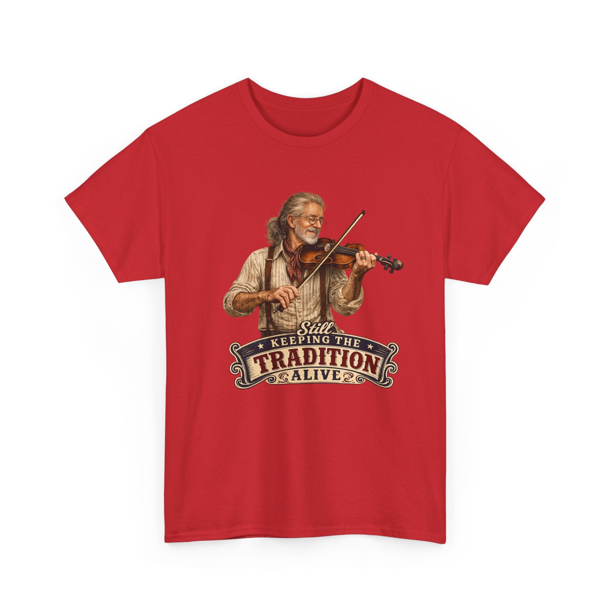 Fiddle Player  Tee | Keeping Tradition Alive