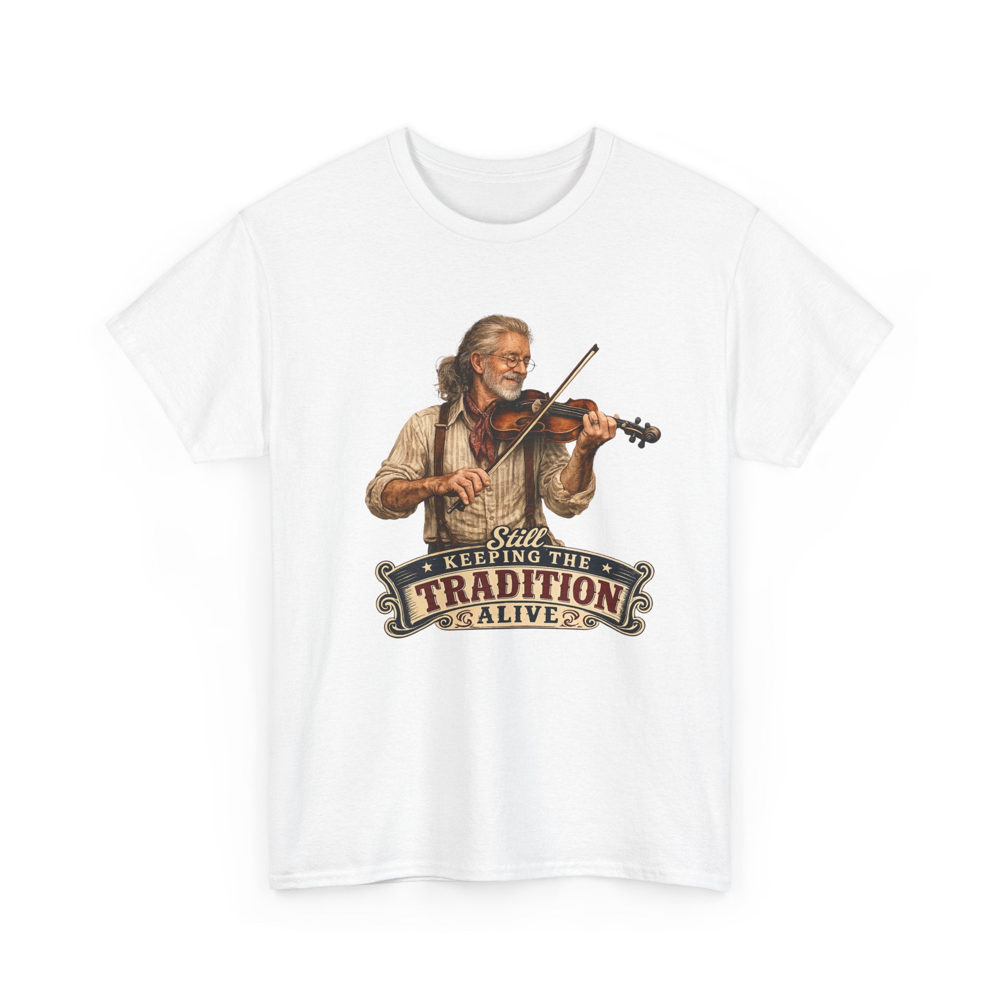 Fiddle Player  Tee | Keeping Tradition Alive