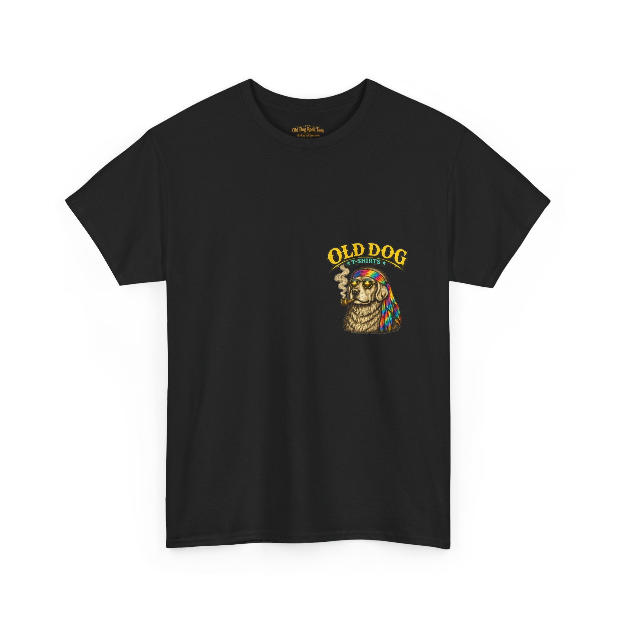 Old Dog Geezer Tour T-Shirt — Vintage Rock Tour Poster Tee