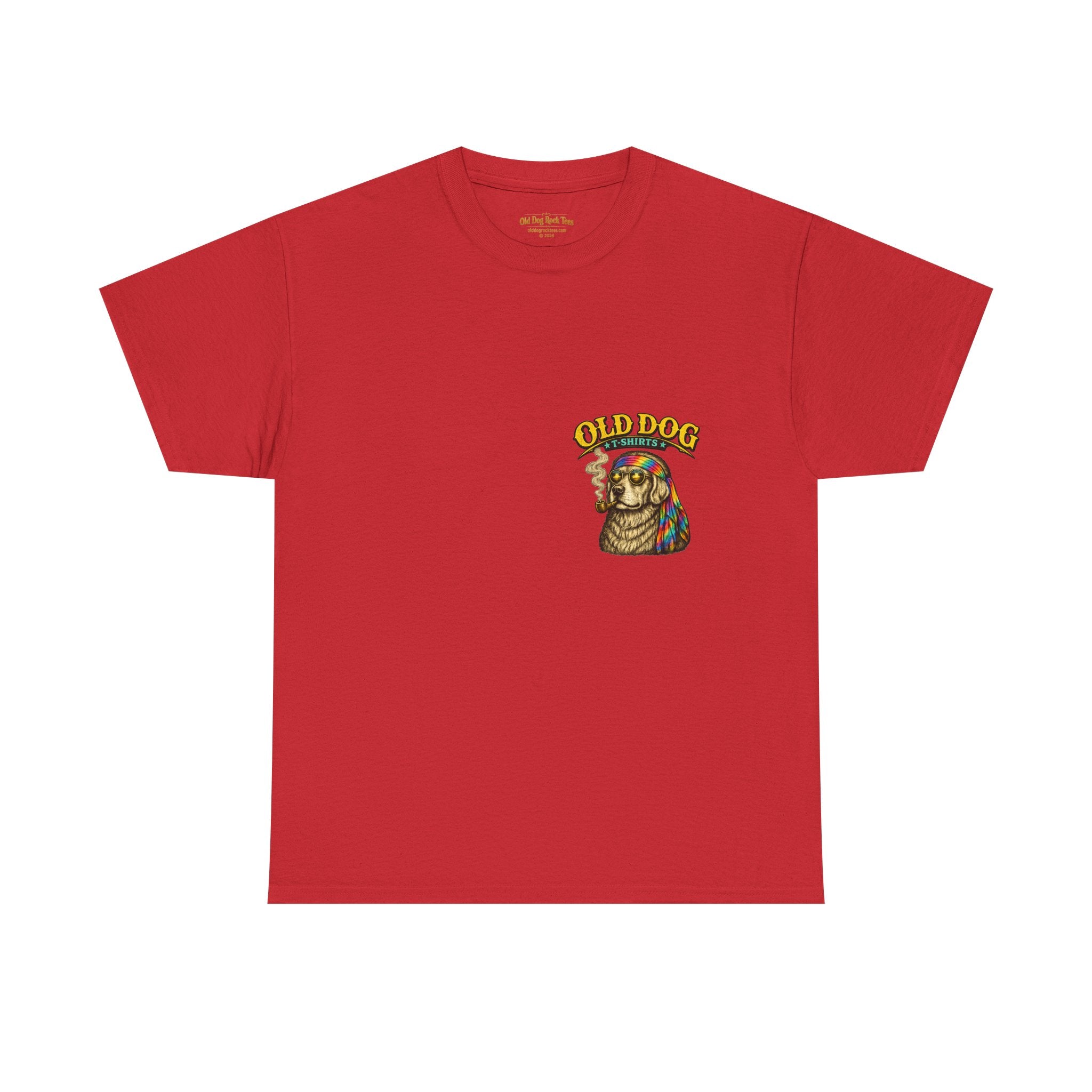 Old Dog Geezer Tour T-Shirt — Vintage Rock Tour Poster Tee
