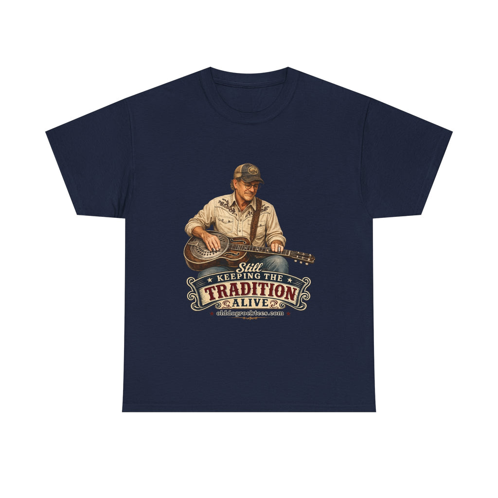 T-Shirt — "Keeping the Tradition Alive" Guitar Player Vintage Country Tee