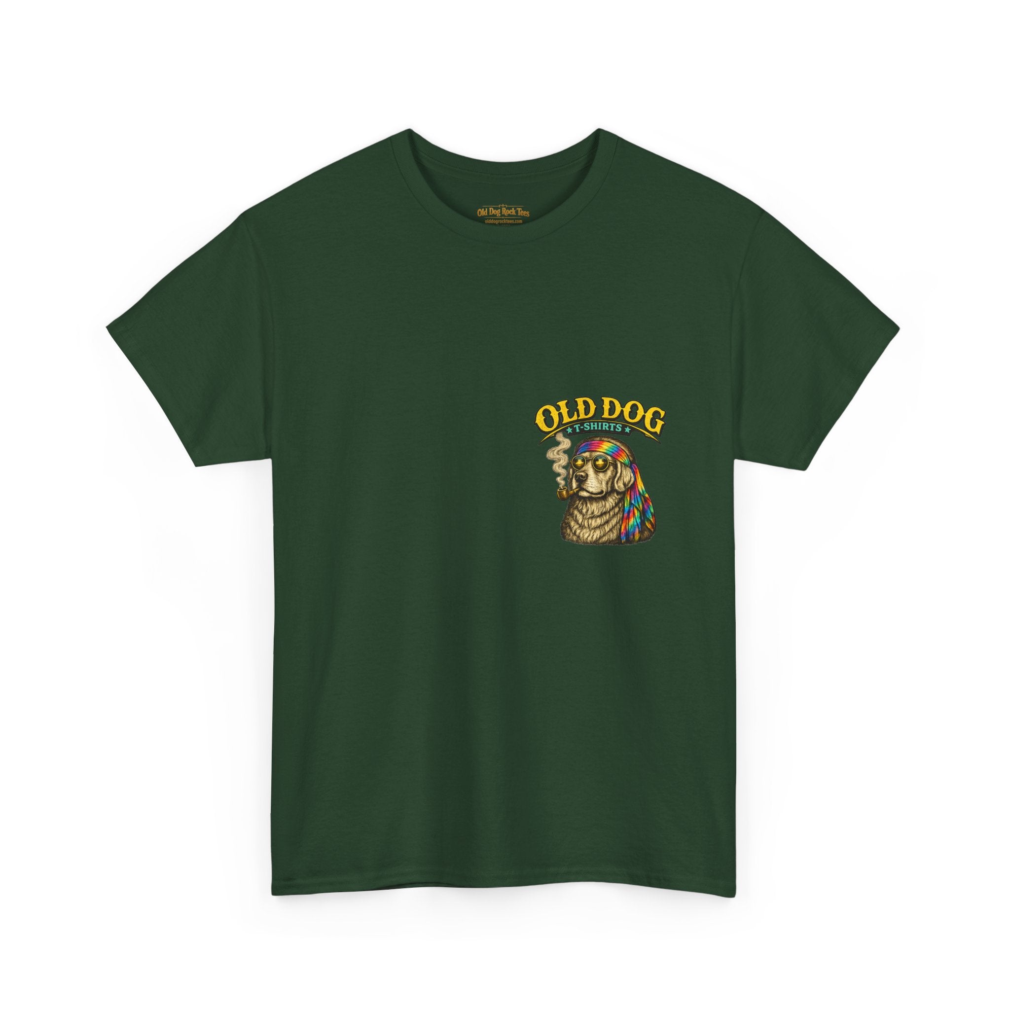 Old Dog Geezer Tour T-Shirt — Vintage Rock Tour Poster Tee