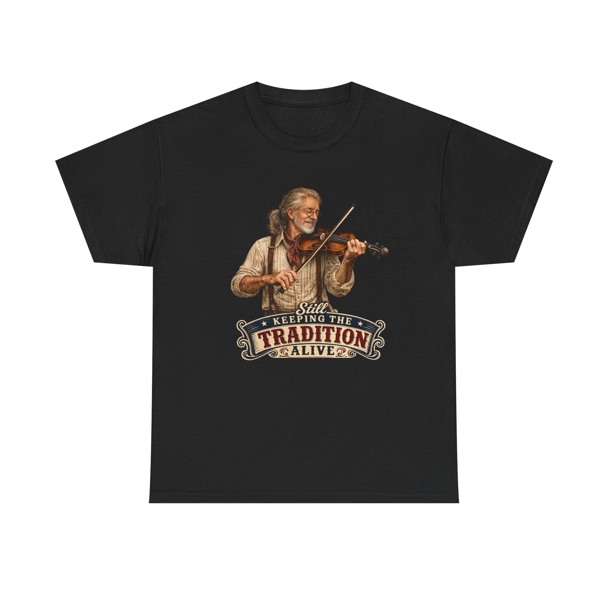 Fiddle Player  Tee | Keeping Tradition Alive