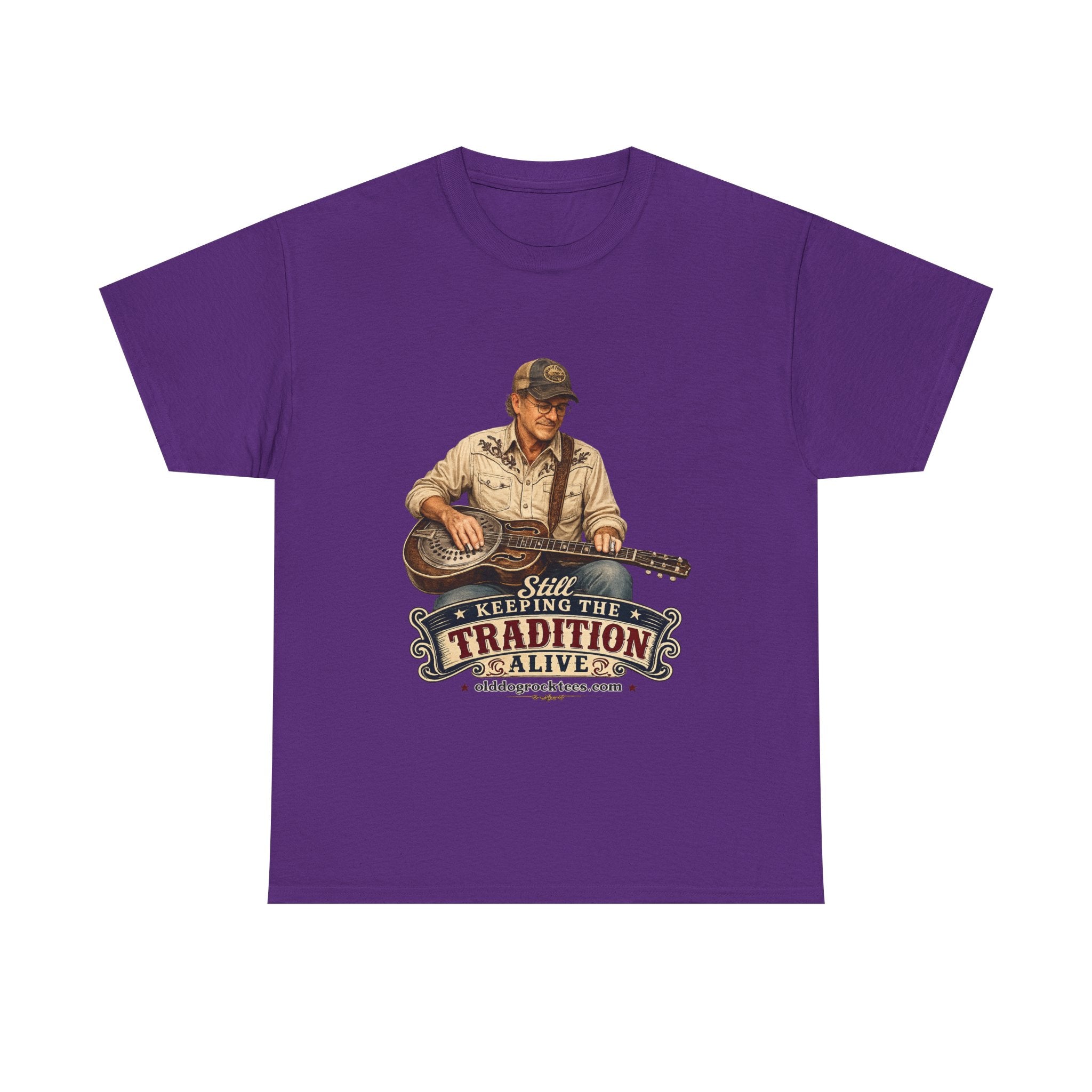 T-Shirt — "Keeping the Tradition Alive" Dobro Player Vintage Country Tee