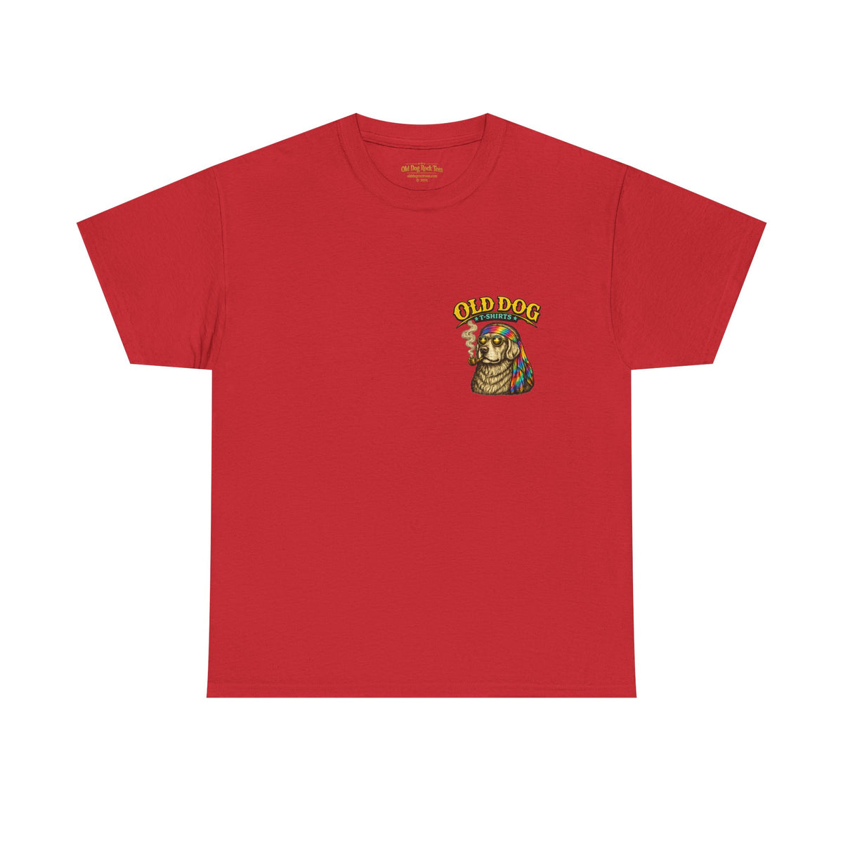 Old Dog Geezer Tour Concert T-Shirt | Back Print | Funny Rock Gift