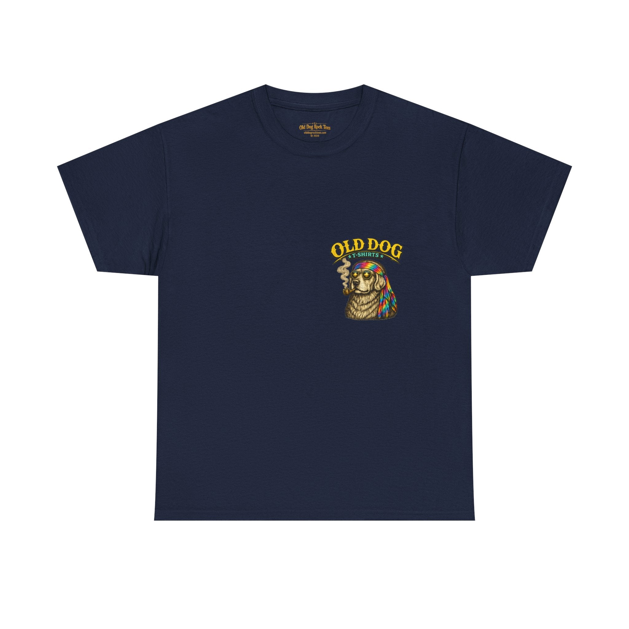 Old Dog Geezer Tour T-Shirt — Vintage Rock Tour Poster Tee