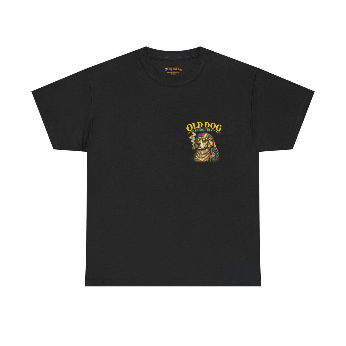 Old Dog Geezer Tour Concert T-Shirt | Back Print | Funny Rock Gift