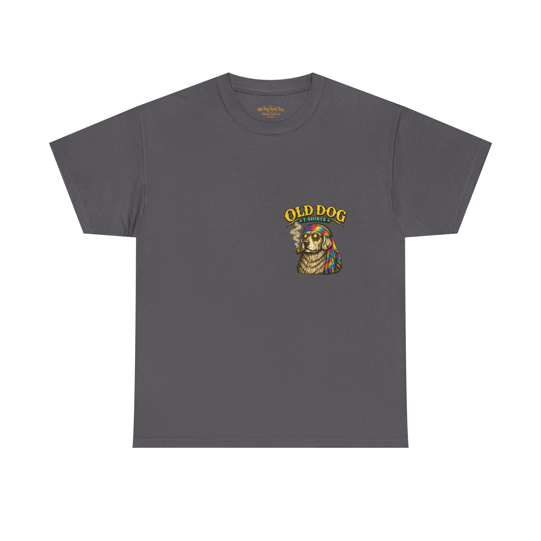 Old Dog Geezer Tour T-Shirt — Vintage Rock Tour Poster Tee