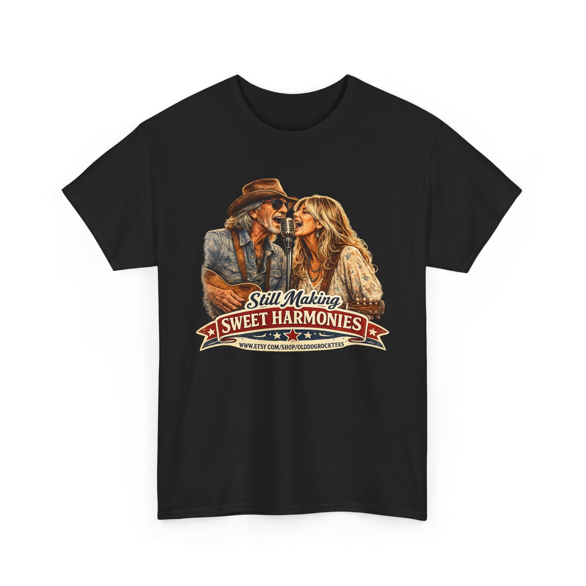 Still Making Sweet Harmonies Tee | Vintage Country Duet Graphic Shirt