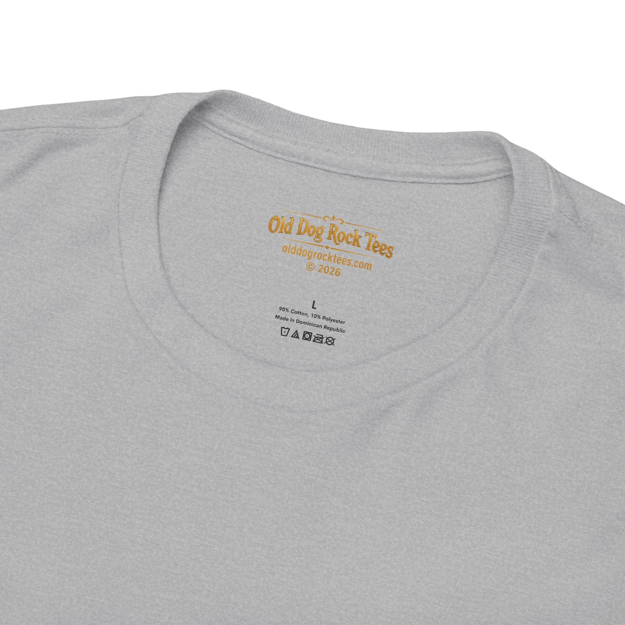 Old Dog Geezer Tour Concert T-Shirt | Back Print | Funny Rock Gift