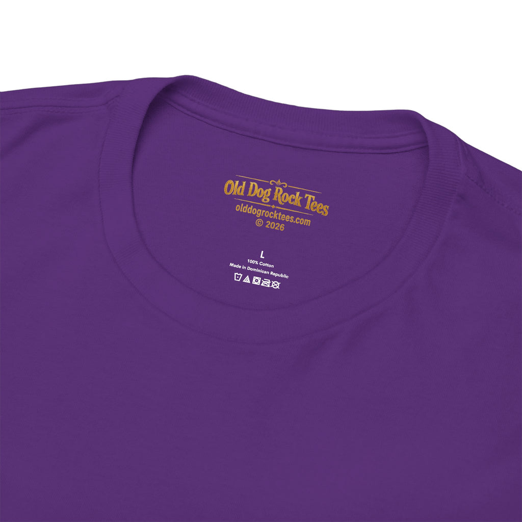 Old Dog Geezer Tour Concert T-Shirt | Back Print | Funny Rock Gift