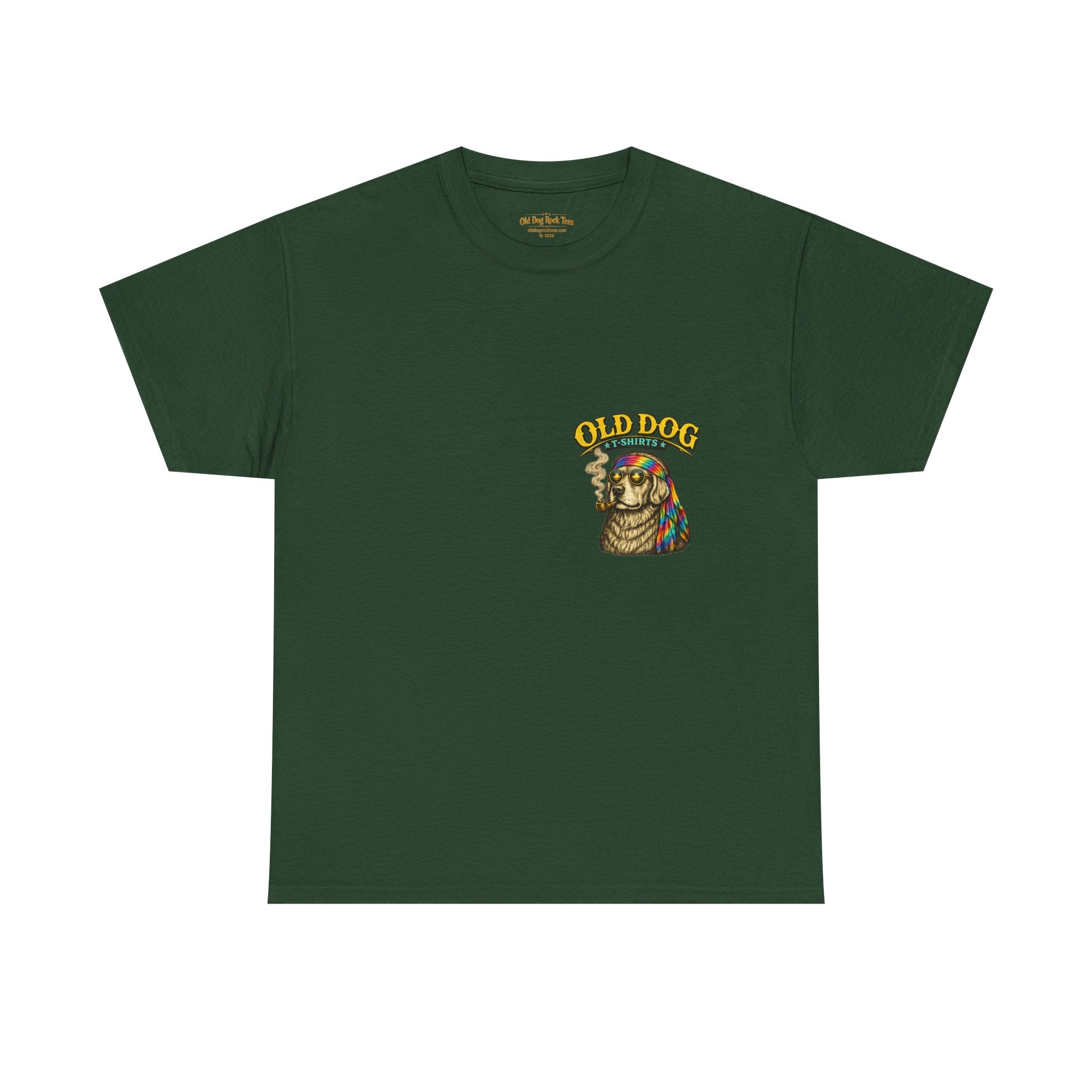 Old Dog Geezer Tour T-Shirt — Vintage Rock Tour Poster Tee