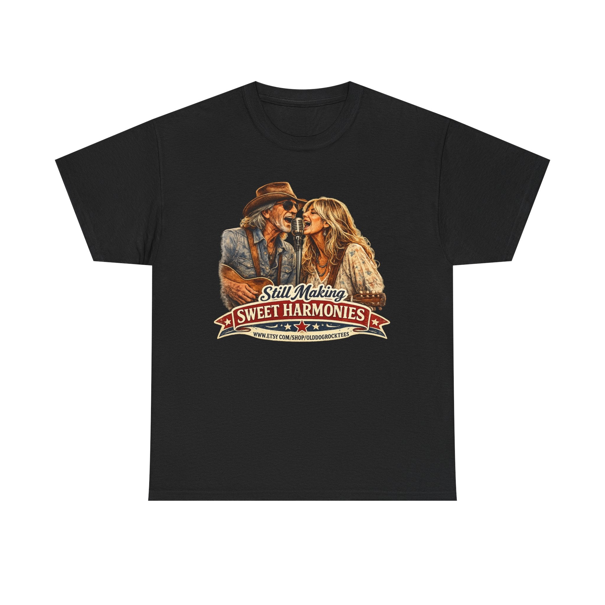 Still Making Sweet Harmonies Tee | Vintage Country Duet Graphic Shirt