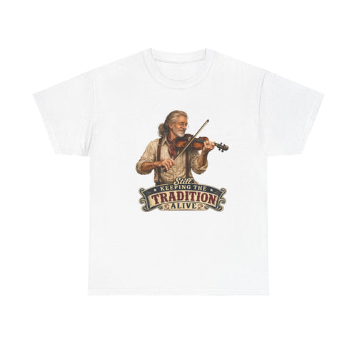 Fiddle Player  Tee | Keeping Tradition Alive