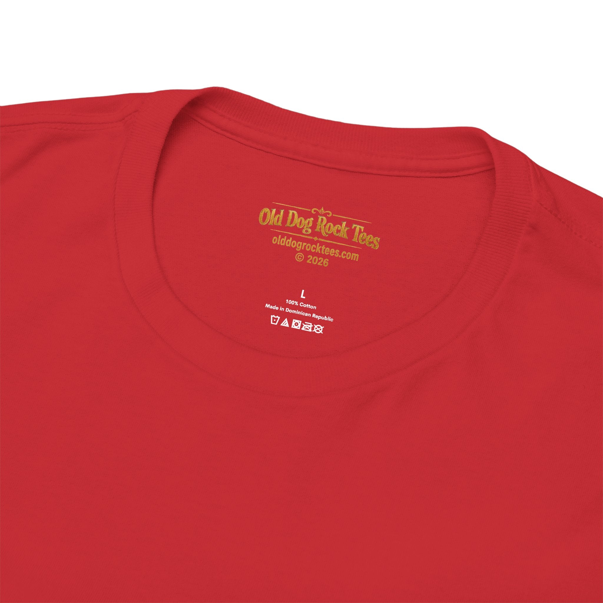Old Dog Geezer Tour Concert T-Shirt | Back Print | Funny Rock Gift