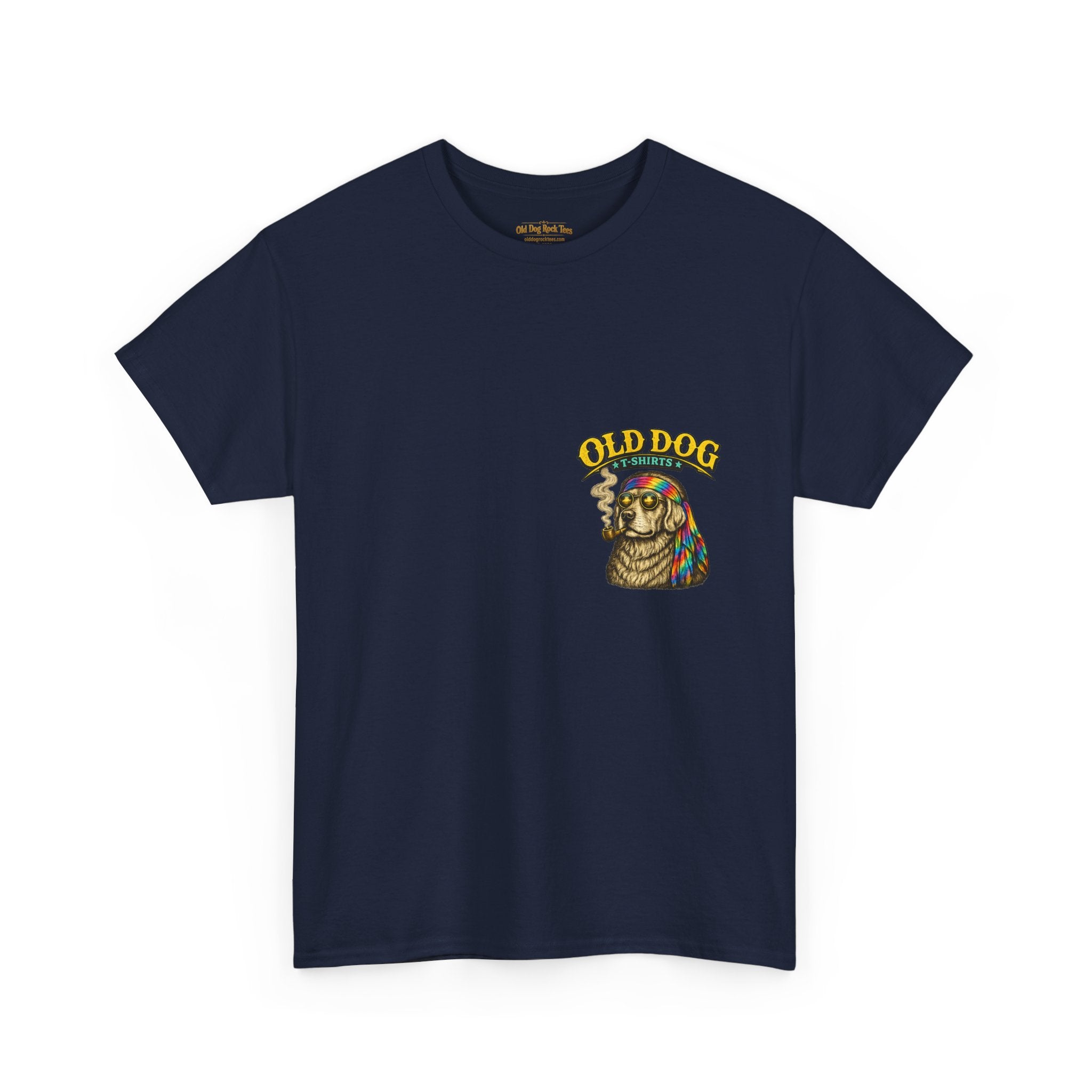 Old Dog Geezer Tour T-Shirt — Vintage Rock Tour Poster Tee