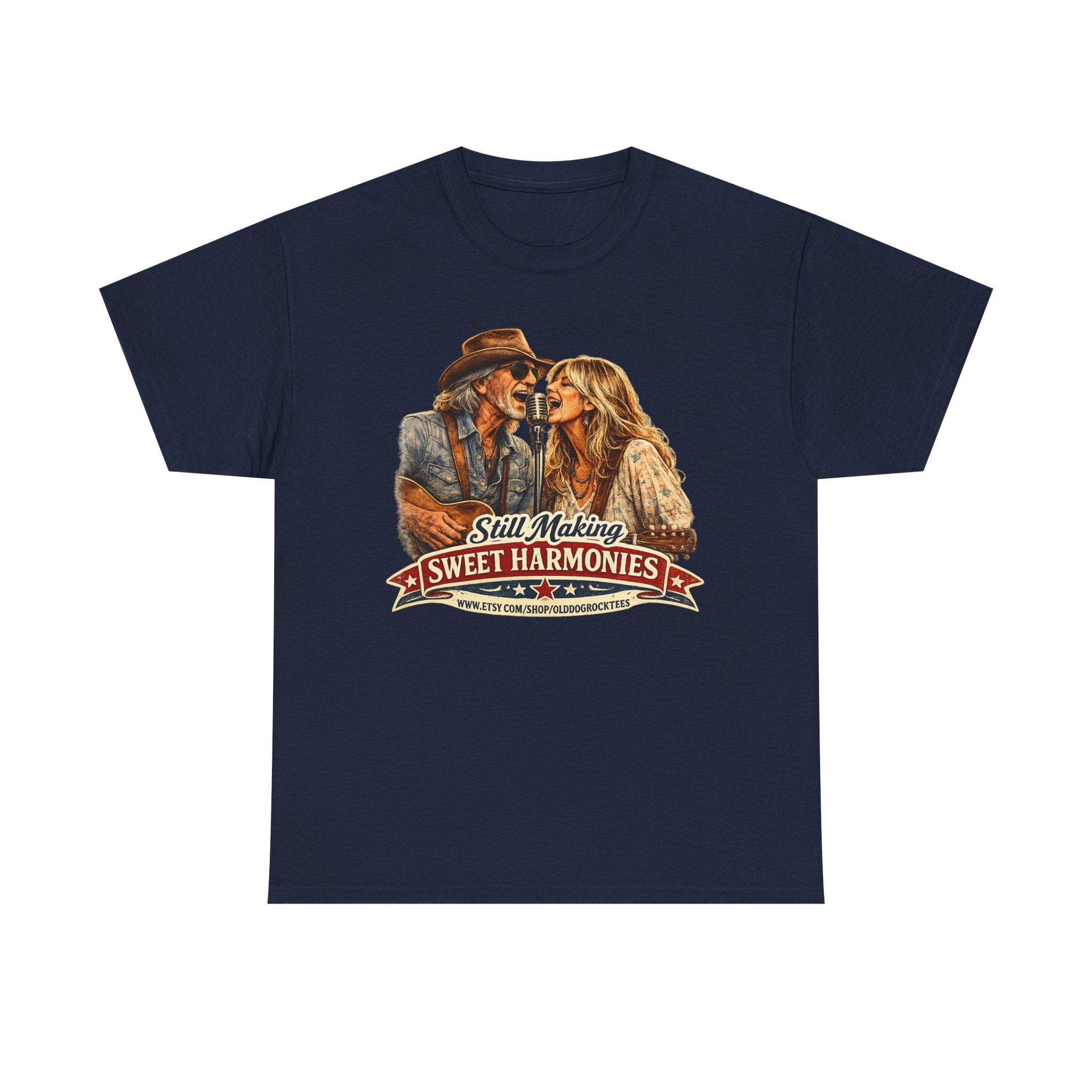 Still Making Sweet Harmonies Tee | Vintage Country Duet Graphic Shirt
