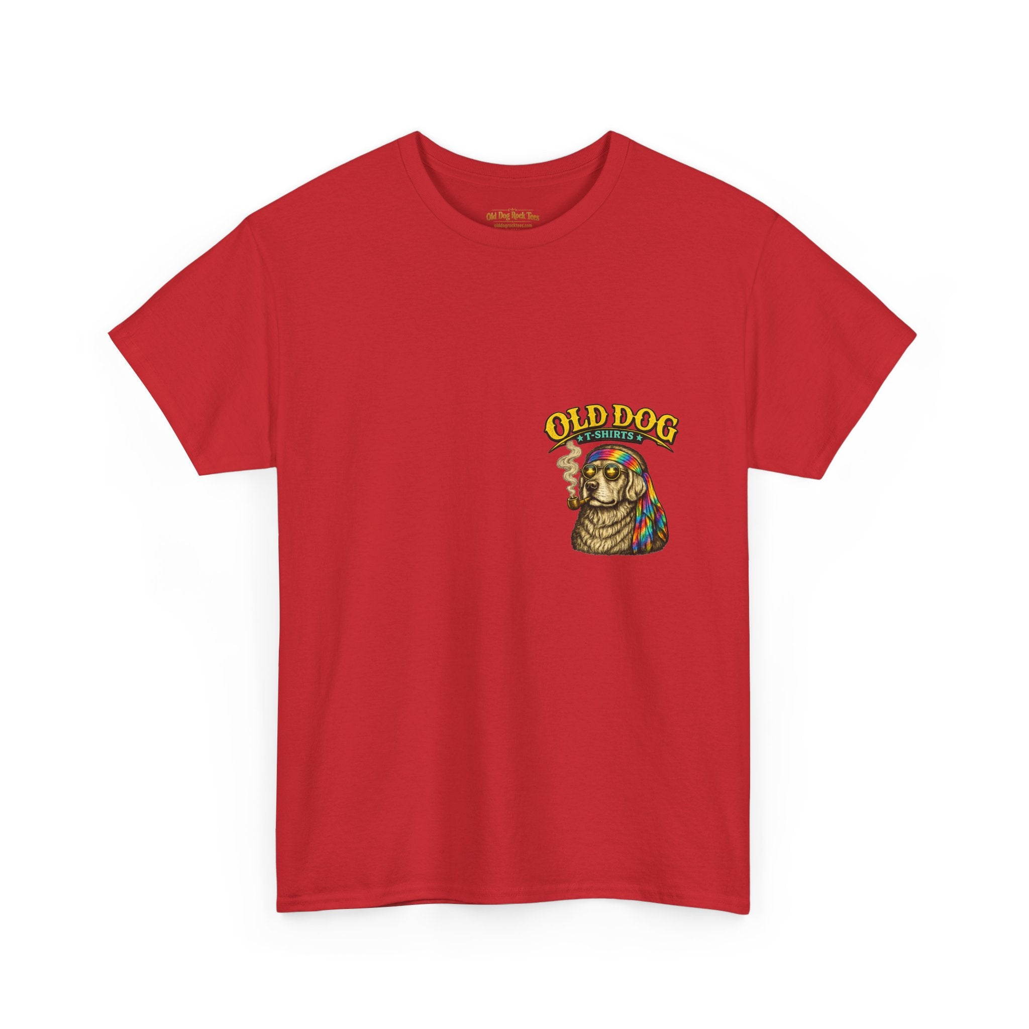 Old Dog Geezer Tour T-Shirt — Vintage Rock Tour Poster Tee