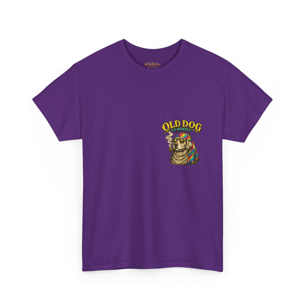 Old Dog Geezer Tour T-Shirt — Vintage Rock Tour Poster Tee