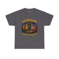 London Unplugged guitar graphic Tee | Big Ben skyline, acoustic music design