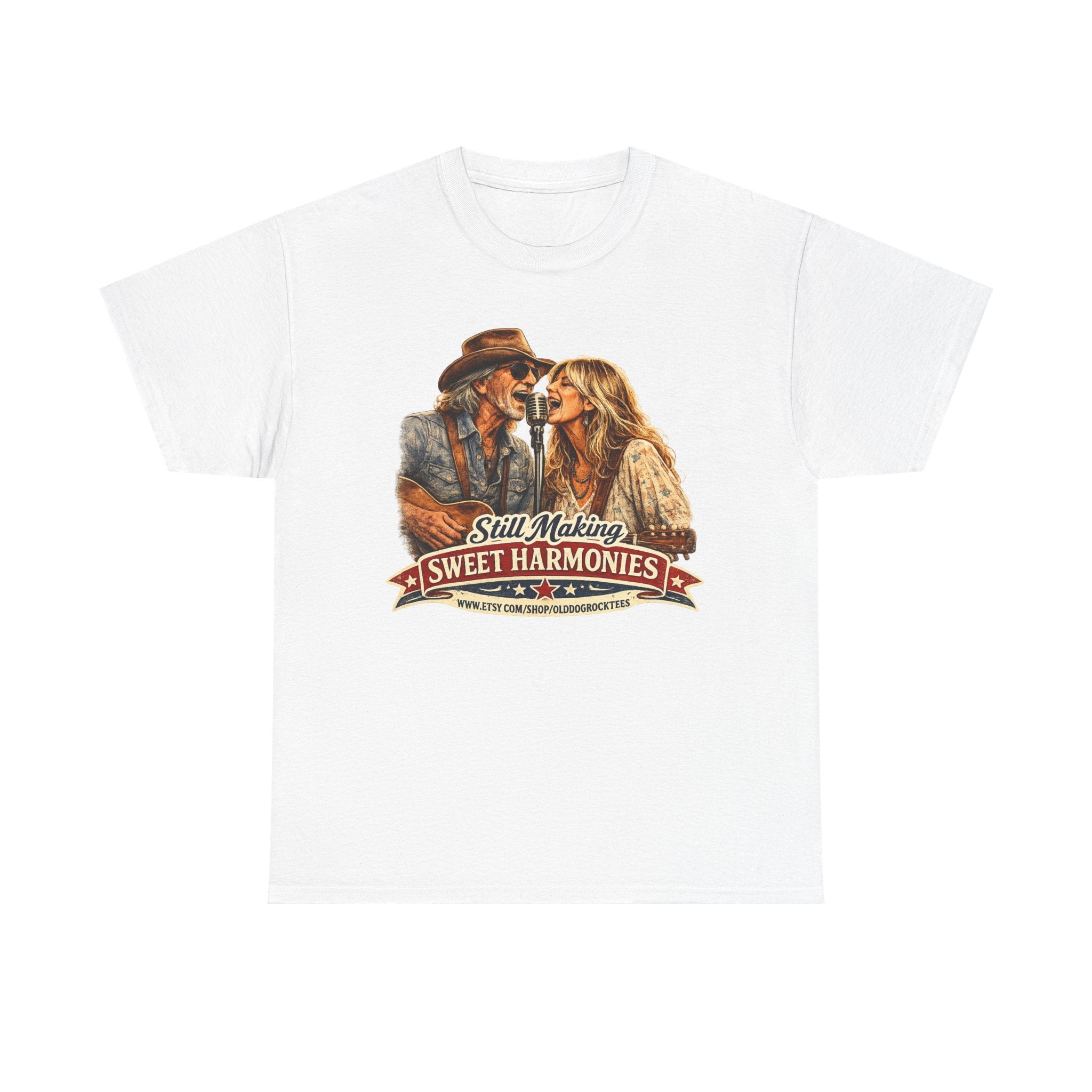 Still Making Sweet Harmonies Tee | Vintage Country Duet Graphic Shirt