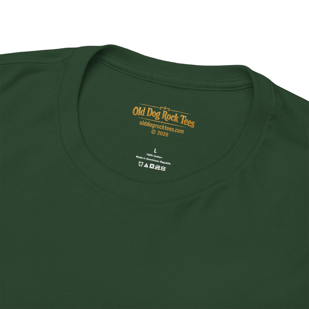 Old Dog Geezer Tour Concert T-Shirt | Back Print | Funny Rock Gift