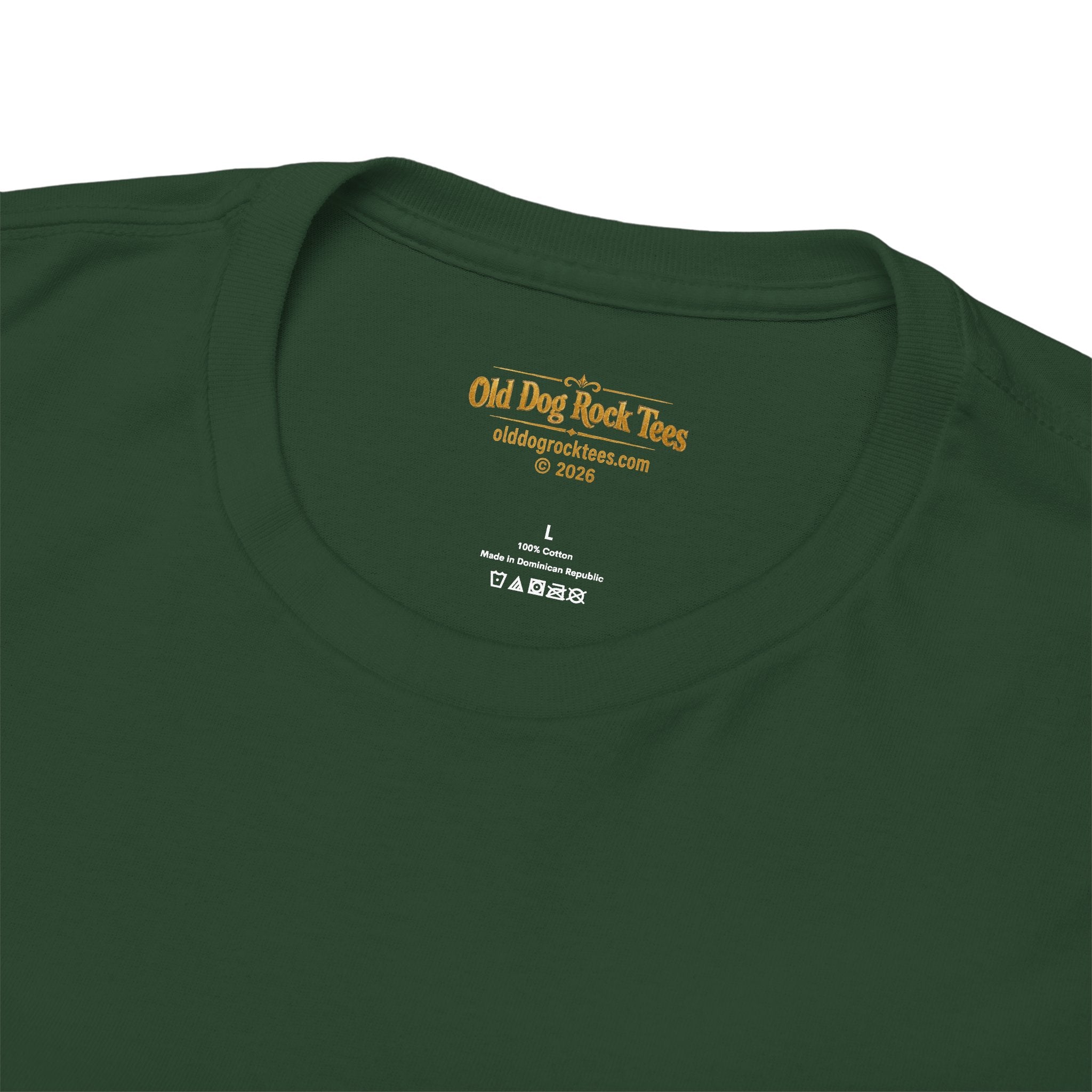 Old Dog Geezer Tour Concert T-Shirt | Back Print | Funny Rock Gift