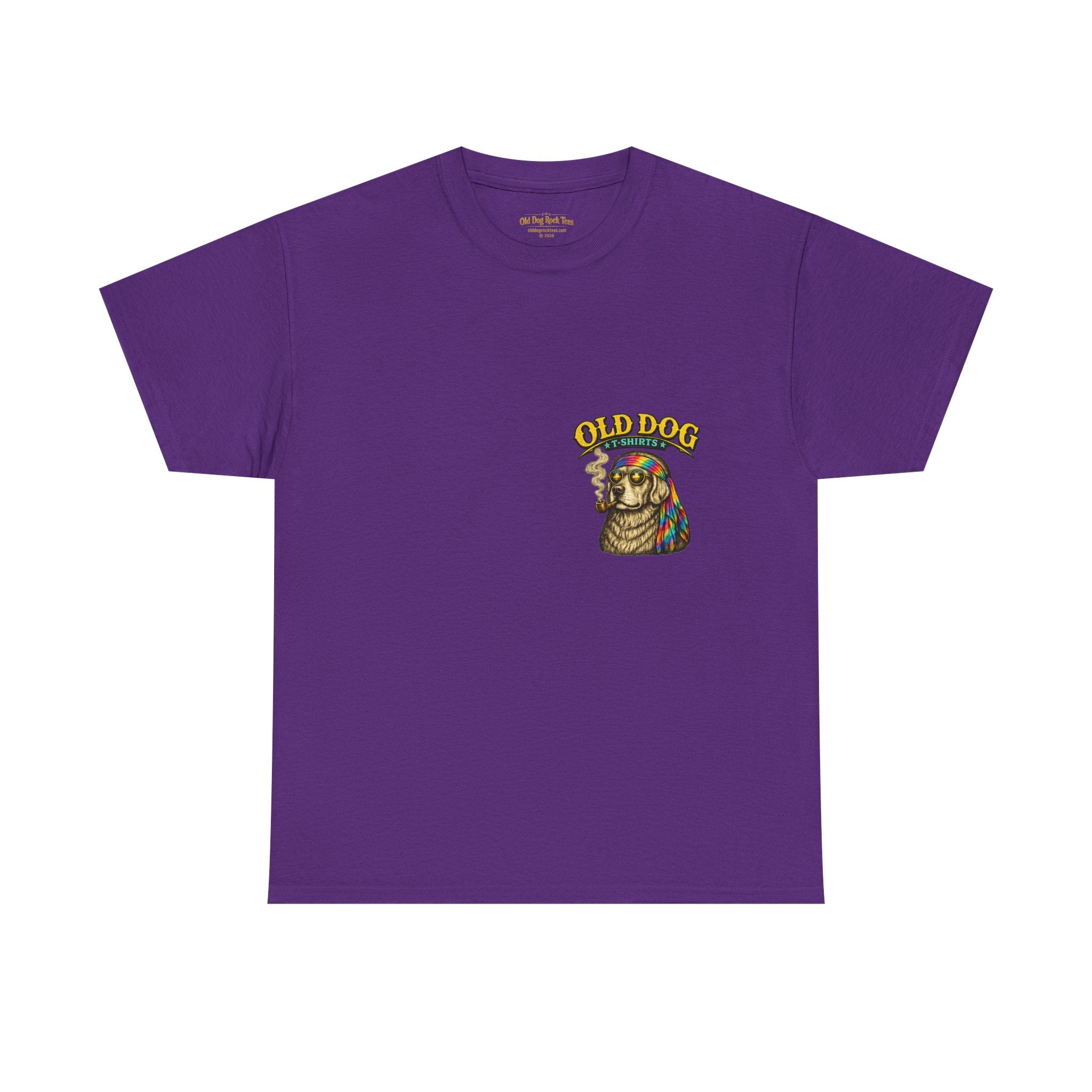 Old Dog Geezer Tour T-Shirt — Vintage Rock Tour Poster Tee