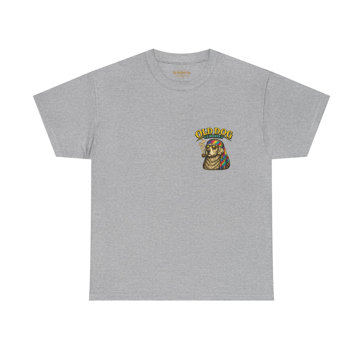 Old Dog Geezer Tour Concert T-Shirt | Back Print | Funny Rock Gift