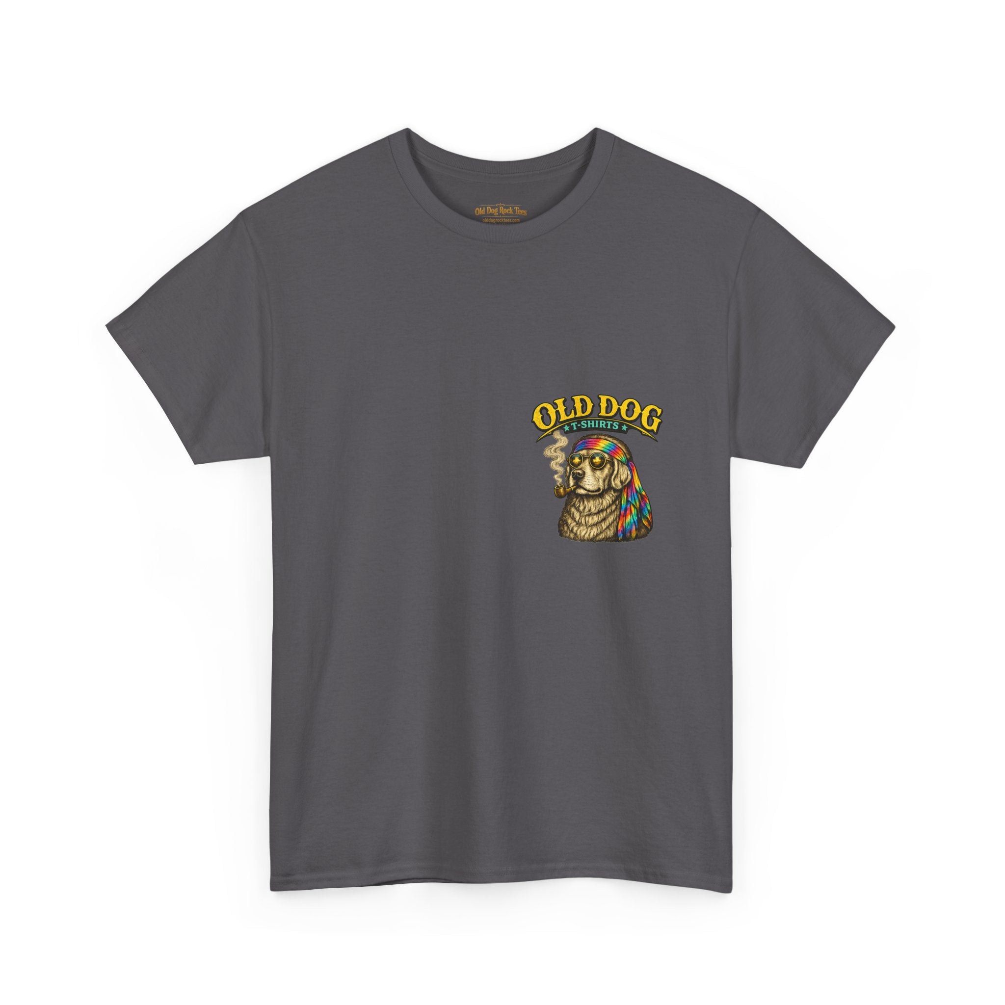 Old Dog Geezer Tour T-Shirt — Vintage Rock Tour Poster Tee