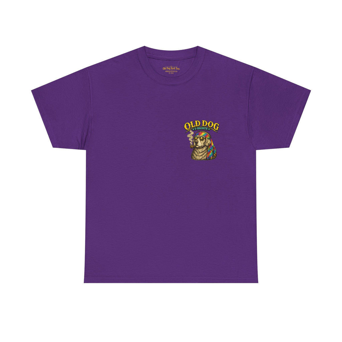 Old Dog Geezer Tour Concert T-Shirt | Back Print | Funny Rock Gift